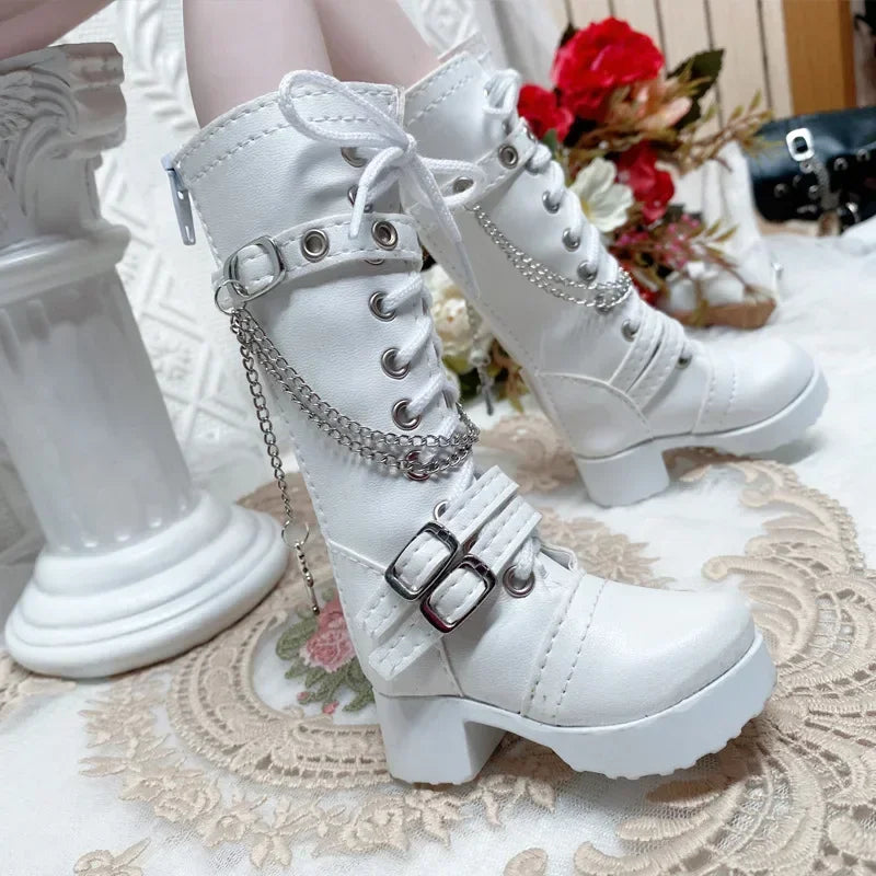 Fashion 60cm Doll Shoes Boots 1/3 Bjd Doll Shoes 7.5cm Foot Wear Simulation Shoes Toy Doll Accessories
