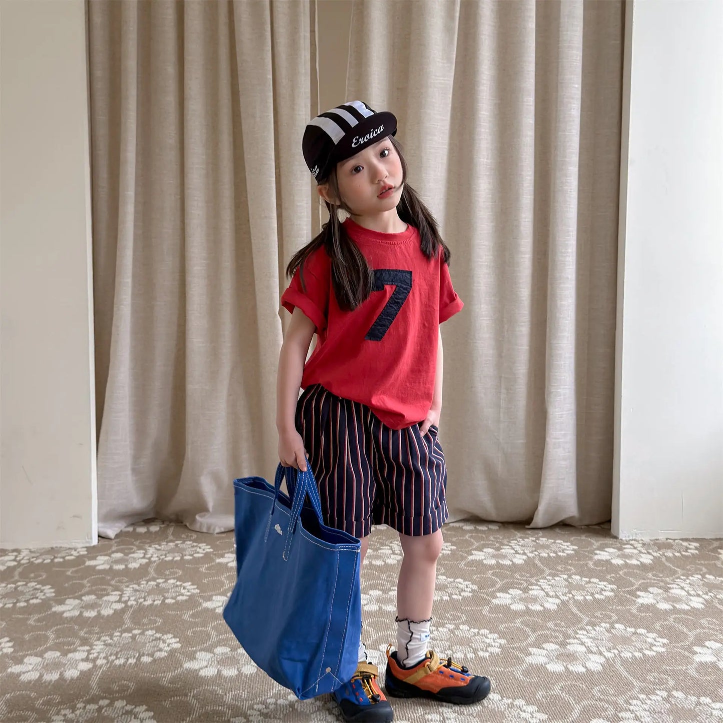 2026 Summer New Children Casual Striped Shorts Boys Girls Loose Shorts Thin Cotton Toddler Pants Fashion Kids Clothes
