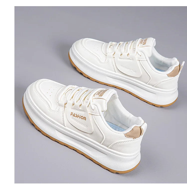 Comfortable Women's Sneakers 2026 New White Sneakers For Ladies Casual Shoes Women Fashion Flat Female Platform Shoes Woman