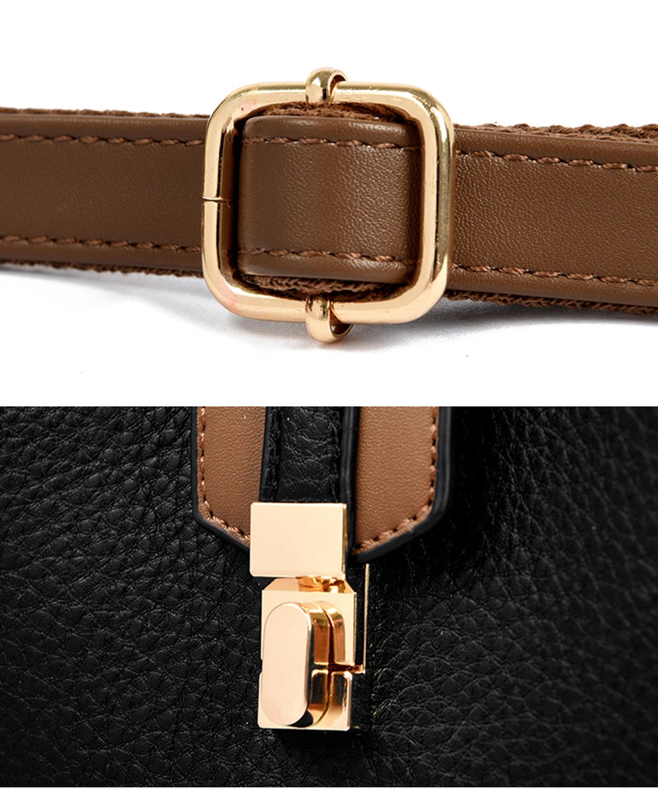 Women Bags Designer Handbags Casual Leather Cowhide High Capacity Shoulder Crossbody Bags for Women 2022 The New Luxury Handbags