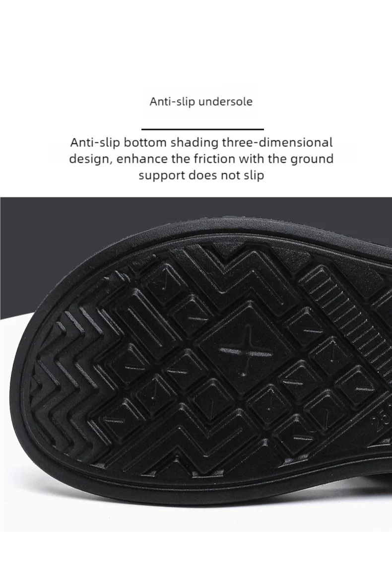 Summer men's high-quality outdoor casual slippers flip flops anti slip waterproof comfort beach shoes youth versatile sandals