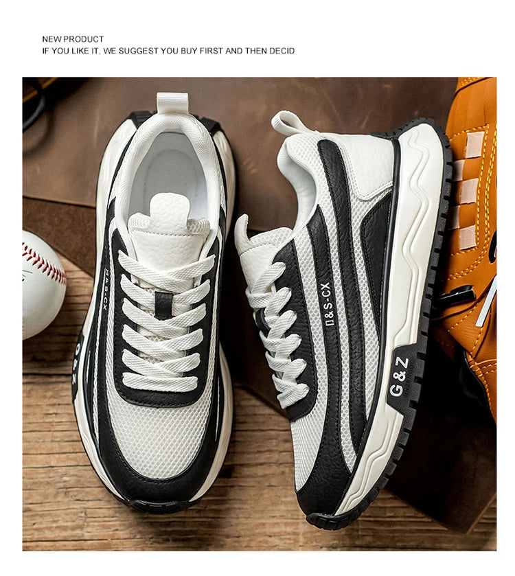 Brand Protection 2026 New Men's Lightweight Non-slip Breathable Wear-resistant Running Sports Fashion Versatile Casual Shoes