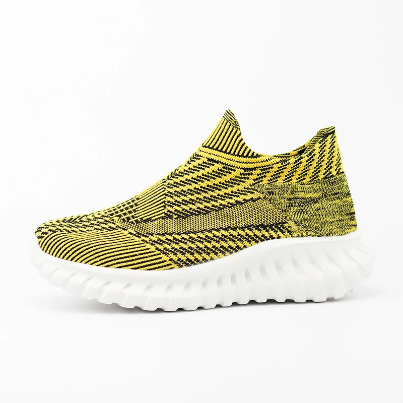 Men's Women Running Shoes Comfortable Slip on Sneakers Man Socks Shoes Lightweight Knit Breathable Casual Outdoors Sneakers