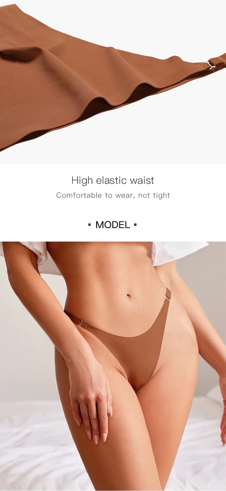 1Pc/2Pcs/4Pcs/7Pcs/Set Hot Sale Women's Panty Thin Belt Sexy Cotton Crotch Briefs Comfortable Breathable Seamless Panties