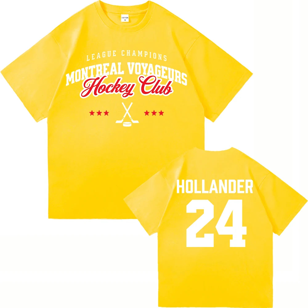 24 Hollander Montreal Voyageurs ClubT Shirt Fashion Men/Women TV Heated Rivalry Ilya Rozanov 81 T-Shirt High Quality Tees Shirts