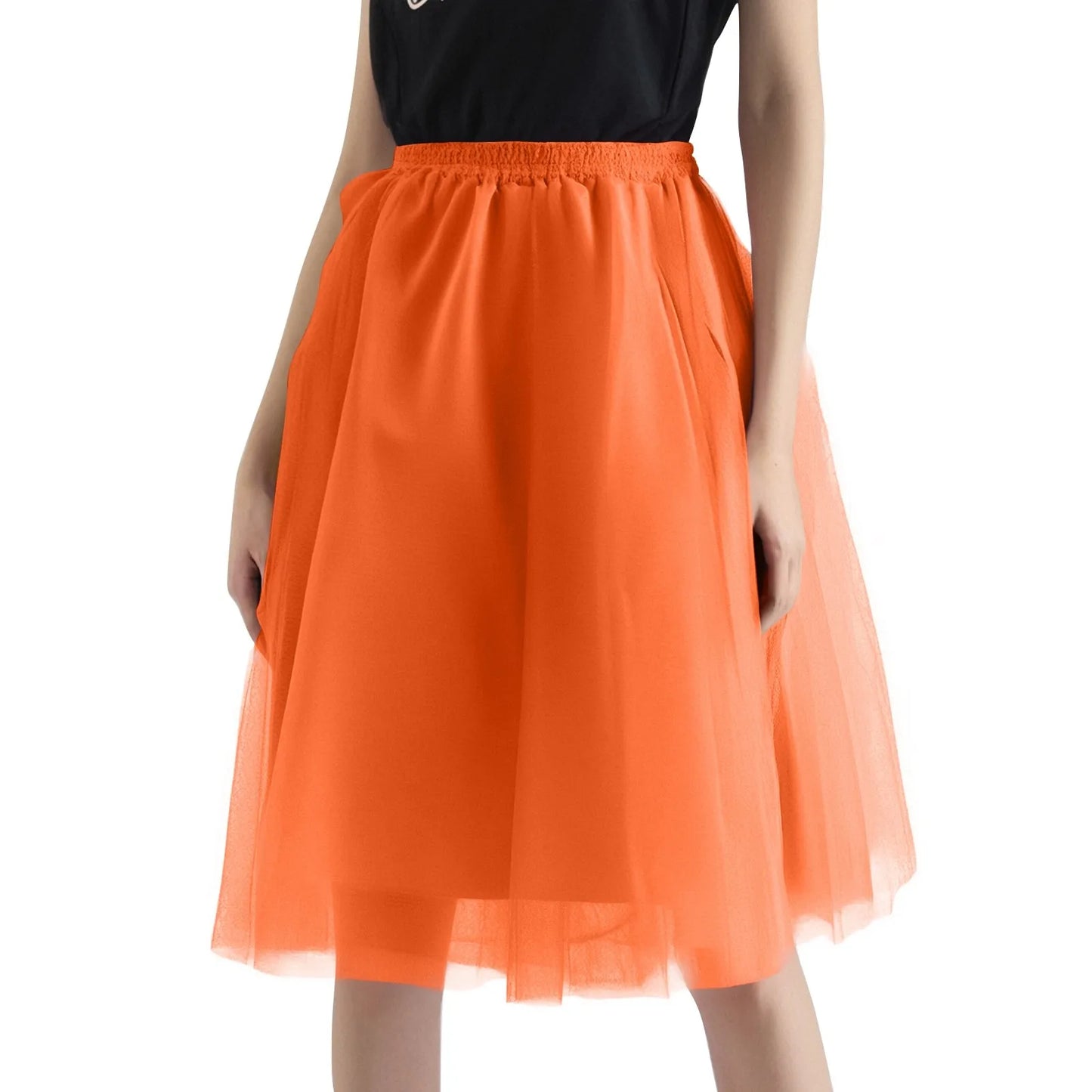 Tutu Skirt For Women 50s Skirt Retro Party Tulle Ballet Rockabilly Petticoat Underskirt Dance Dress Cosplay Mesh Skirt