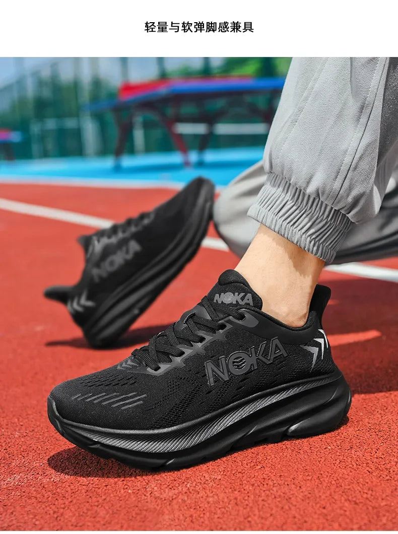 Men Sports Running Shoes Breathable Lightweight Men Comfortable Athletic Nonskid Sneakers