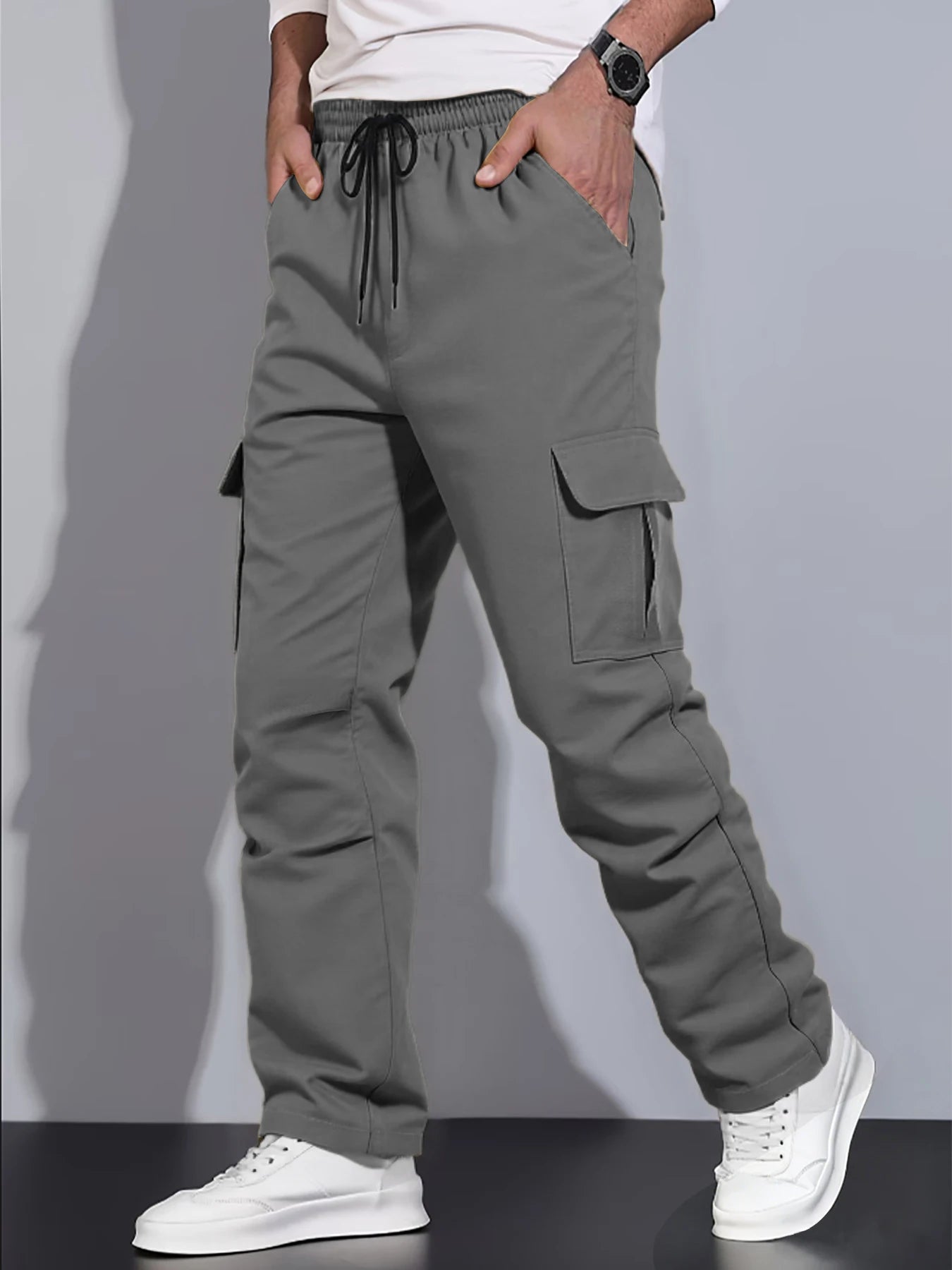 Men's Summer Minimalist Utility Commuter Cargo Pants, Urban Casual Sports Style, Wear-resistant Wrinkle-resistant Quick-dry 4-wa