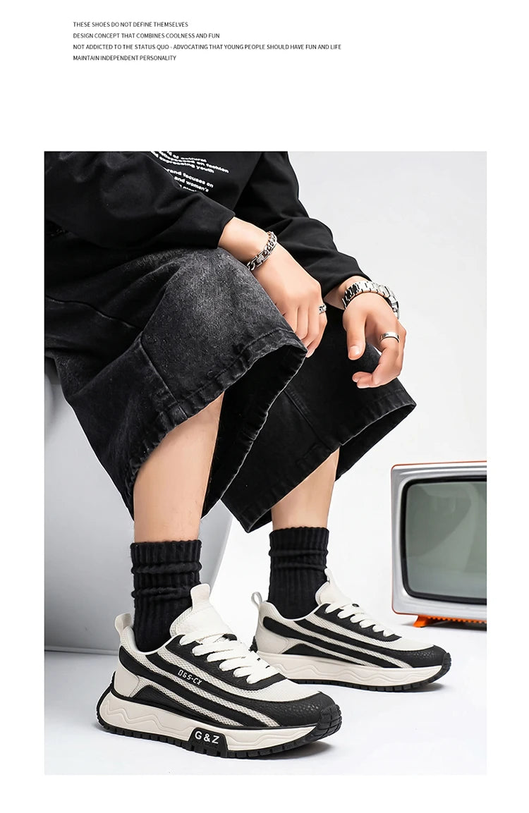 Brand Protection 2026 New Men's Lightweight Non-slip Breathable Wear-resistant Running Sports Fashion Versatile Casual Shoes