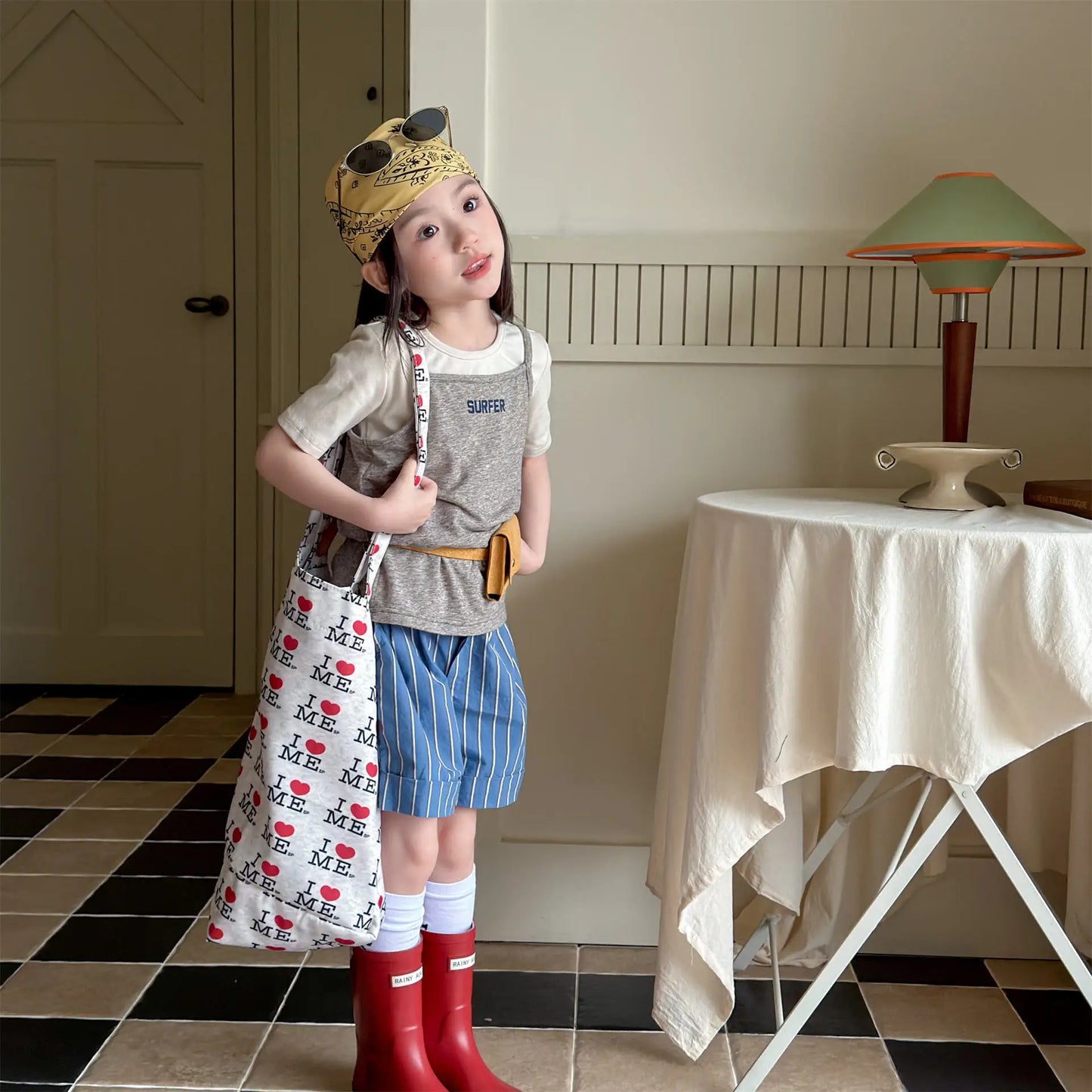 2026 Summer New Children Casual Striped Shorts Boys Girls Loose Shorts Thin Cotton Toddler Pants Fashion Kids Clothes