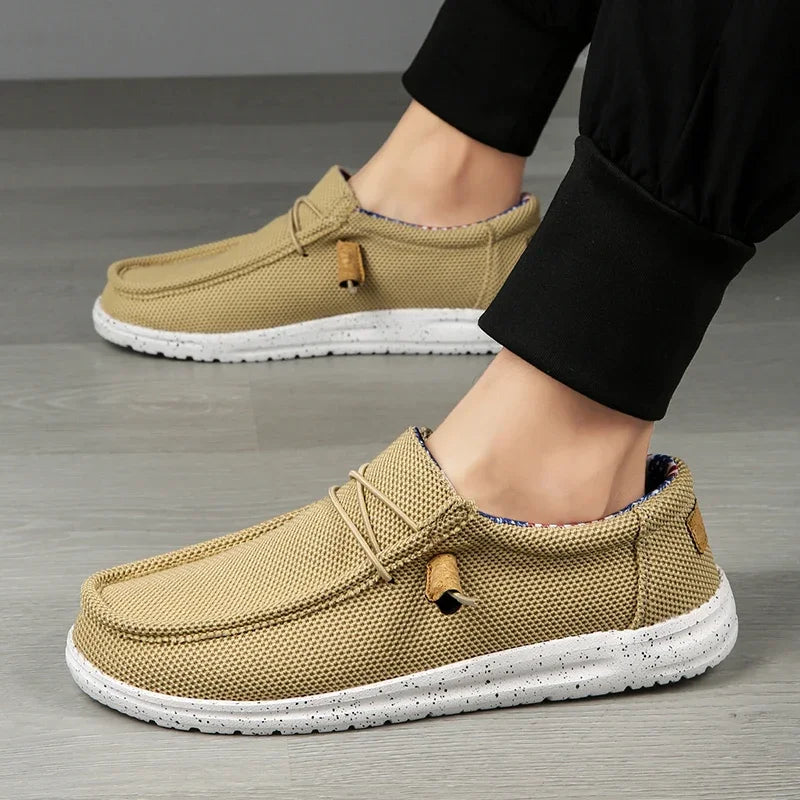 Canvas Loafers Comfortable Walking Flats for Man  Non Slip Soft Moccasins Sneakers Summer loafers Men Casual Shoes Slip on