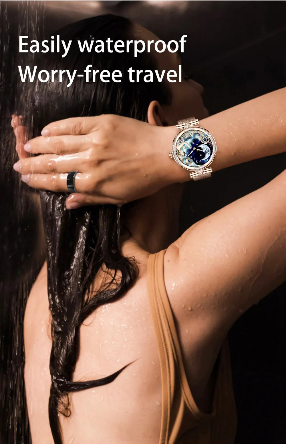 2025 Blue Tooth Call Lady Smartwatch 1.19" AMOLED Screen Women Smart Watches Waterproof Sports Fitness Tracker Health Bracelet