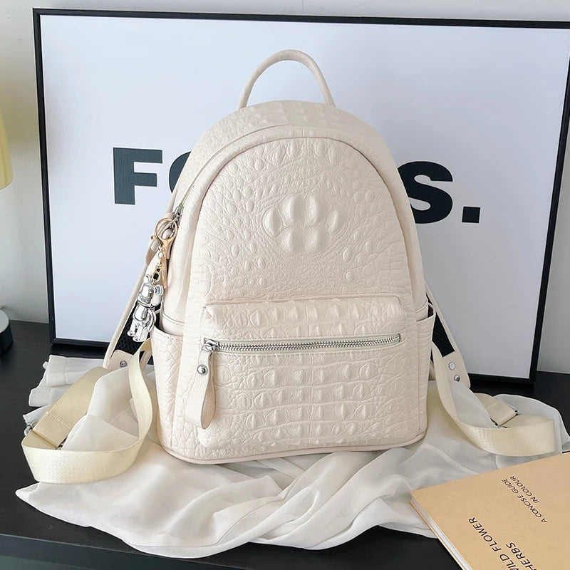 Women's Backpack Ladies Big Bagpack for Teenager Girl PU Leather Large Capacity Shoulder Bags for Women 2024 Mochilas Feminina