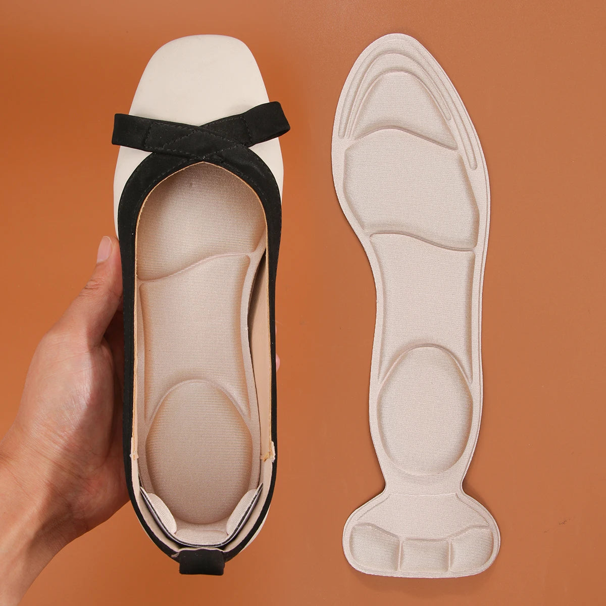1 Pairs Insoles，Sponge Shoes Pads with High Heel Inserts for Loose Shoes，Metatarsal Pain, Arch Pain,  Heel Sore and Heel Spurs