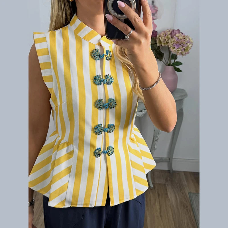 Lace Spliced Square Neck Spaghetti Strap Blouse Loose Fit Cropped 2026 Summer Women Chiffon Top Causal Delicate Lady Blusa