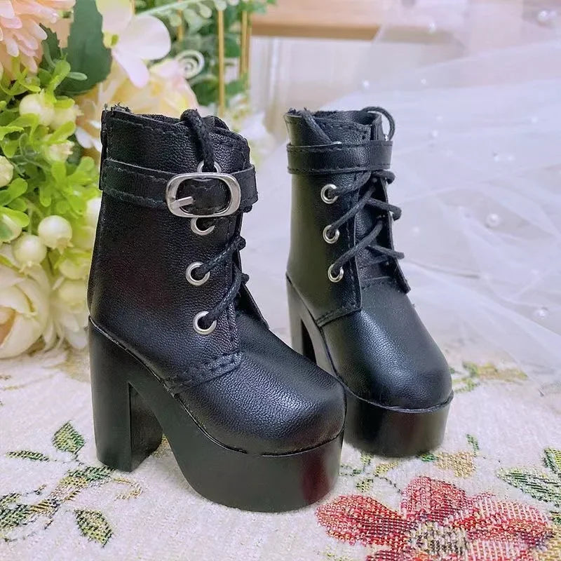 Fashion 60cm Doll Shoes Boots 1/3 Bjd Doll Shoes 7.5cm Foot Wear Simulation Shoes Toy Doll Accessories