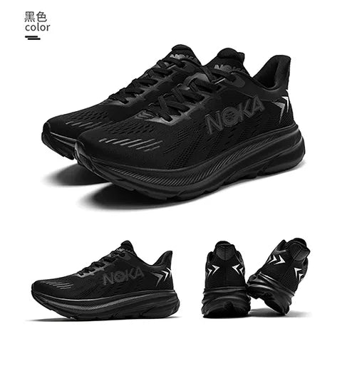New men's casual sports shoes with shock absorption, breathable running shoes, anti slip and wear-resistant outdoor hiking shoes