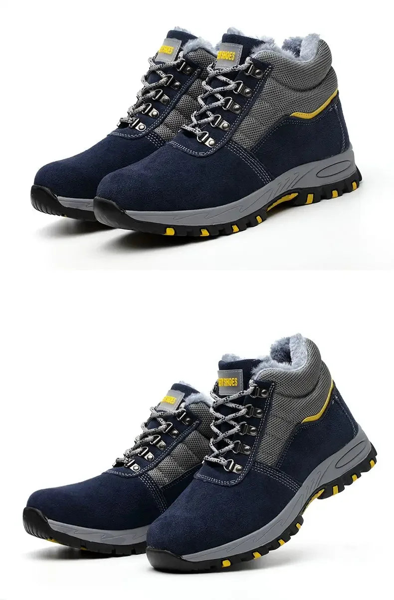 Man Shoes Leather Booties Waterproof Boots for Men Lace Up Ankle Short Barrel Retro Trendy 2025 Sale Offer New Fashion Low Price