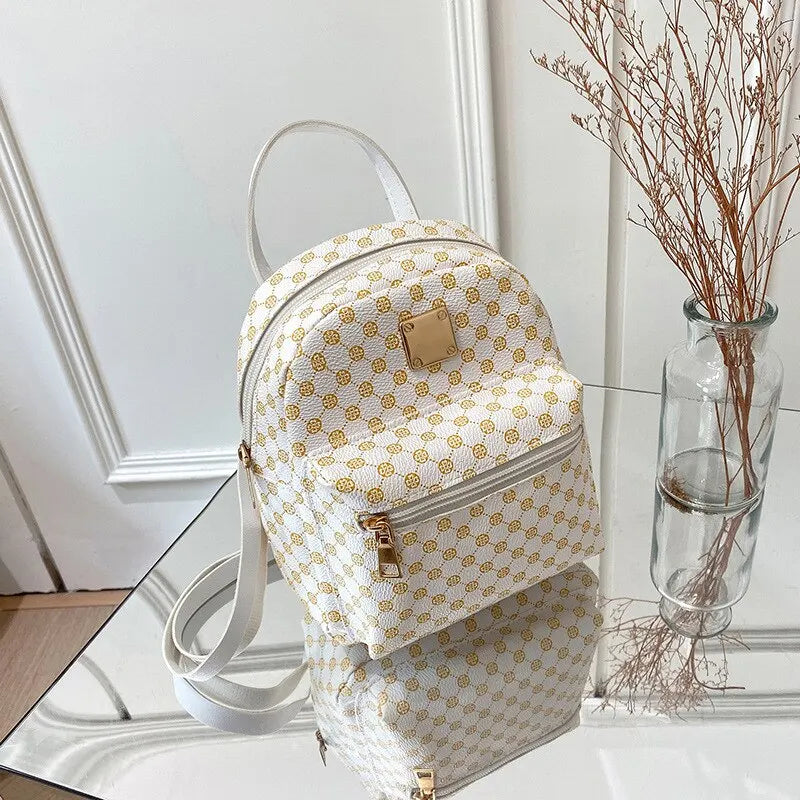 Classic Women Backpack Fashion School Bags Female Daily Shopping Girl Backpacks Schoolbags