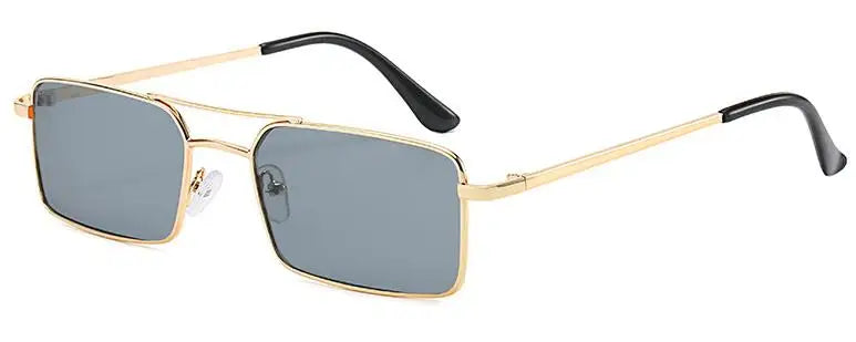 Clearance Metal Vintage Sunglasses Women  Men Luxury Brand Double Bridge Glasses Women Designer Eyewear Men Oculos De Sol BAZAARHUBO