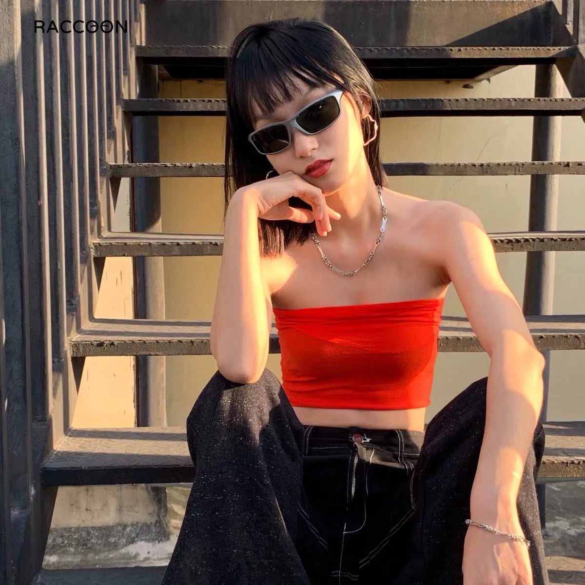 Cyber Y2K Futuristic Sunglasses Men Women Fashion Punk Sports Sun Glasses Steampunk Polarized Cycling Eyewear 2000S Aesthetic