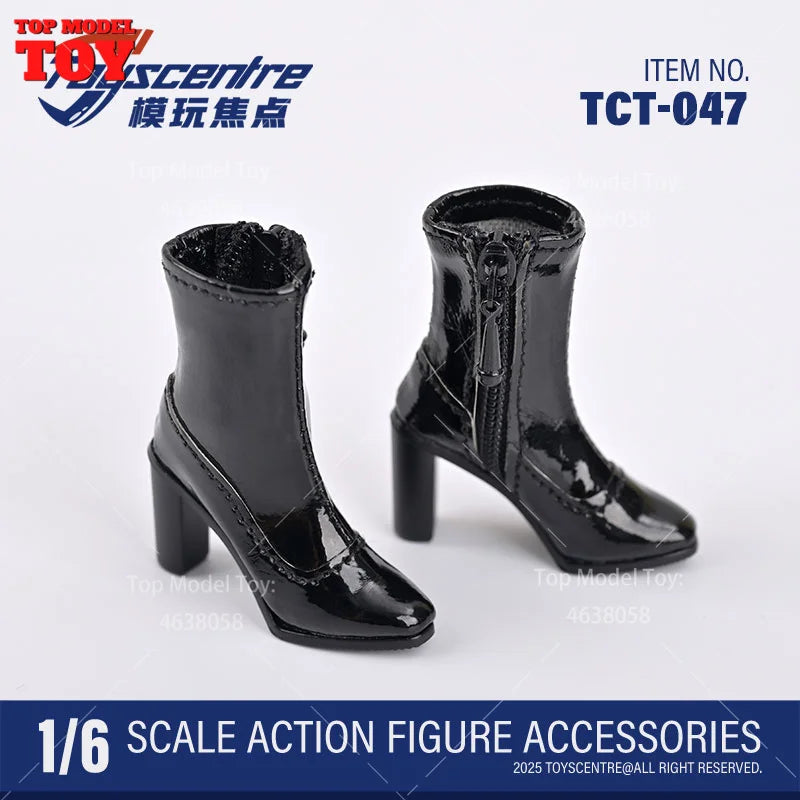 Toyscentre TCT-029 TCT-020 1/6 Female High Heels Boots Hollow Shoes Model TCT-003 4 5 6 7 8 9Fit 12'' Soldier Action Figure Body