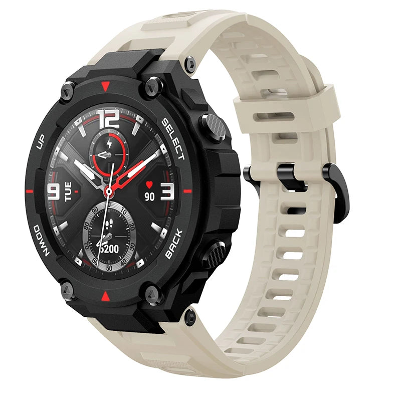 Soft Silicone Bracelet Strap for Huami Amazfit T-REX Sport Strap Replacement Watchband for Xiaomi Huami Amazfit T rex Pro Correa