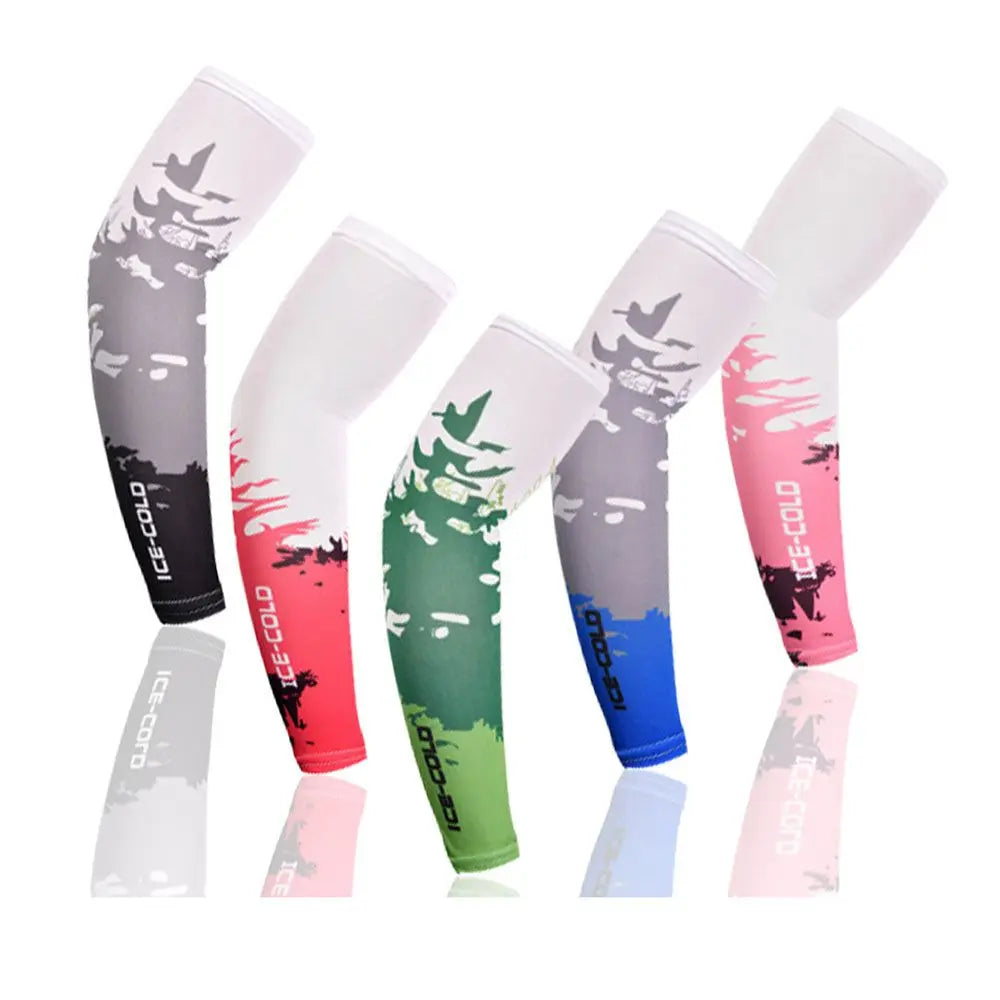 Sportswear Summer Cooling Basketball Sun Protection Outdoor Sport Arm Cover Arm Sleeves