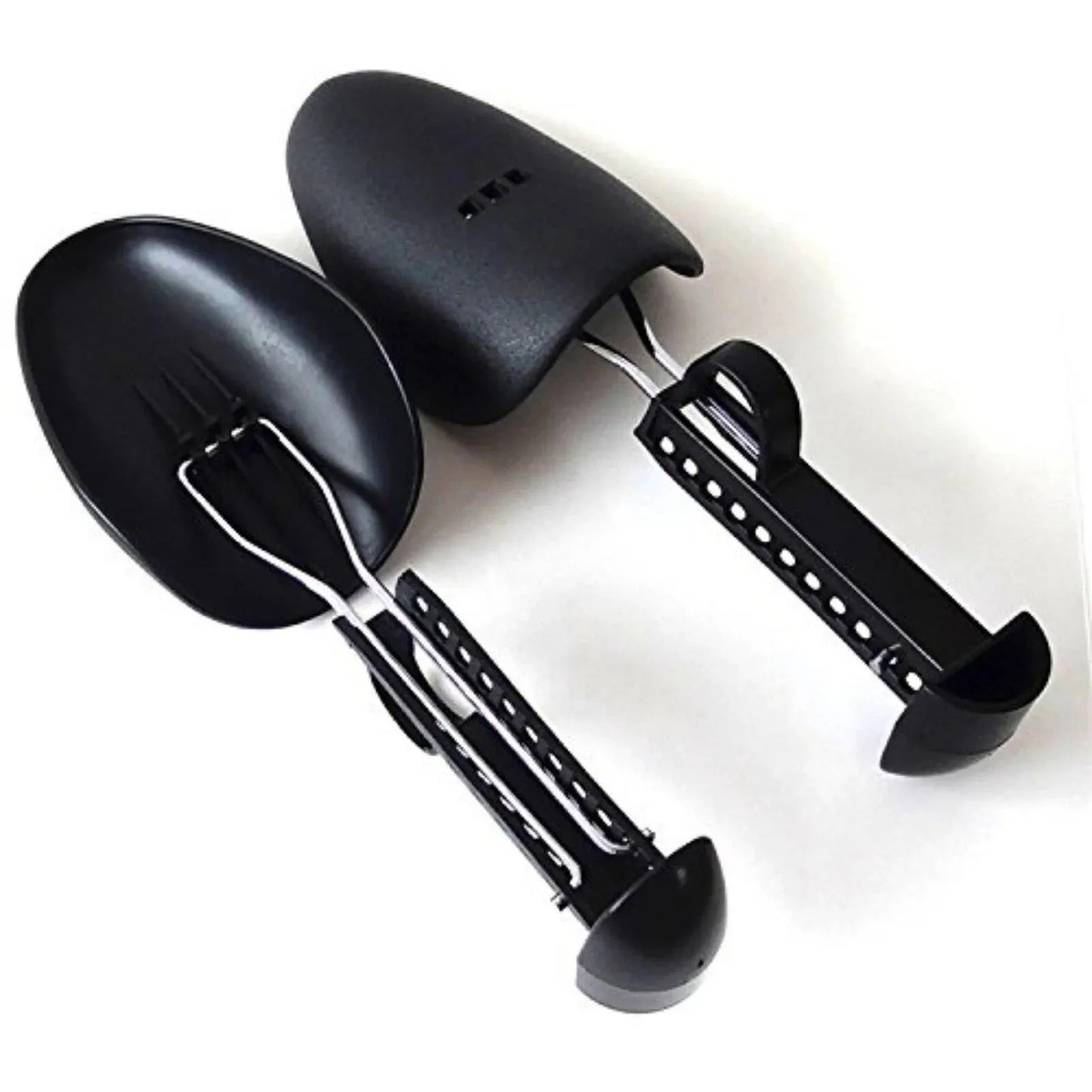1Pair Practical Adjustable Length Men madam Shoe Tree Shoe Stretcher Boot Holder Shaper Support (Black Color)