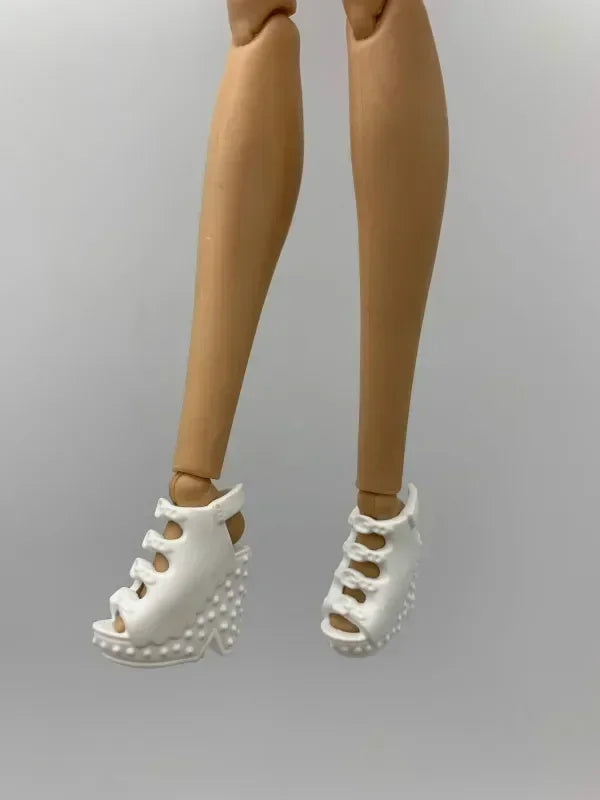 Miniature Doll Shoes | High Heels & Flat Shoe Accessories for 1/6 Scale BB Dolls