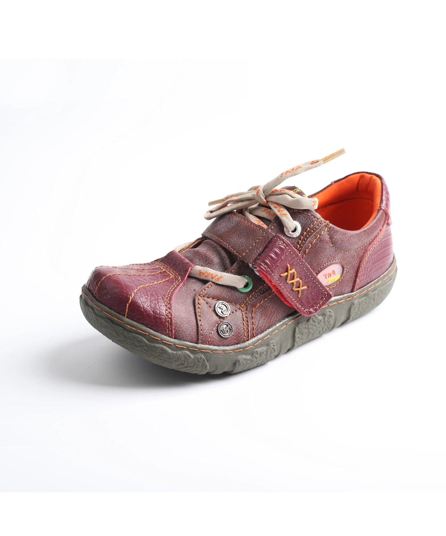 TMA EYES Autumn Women's Casual Handmade Stitching Flat Shoes
