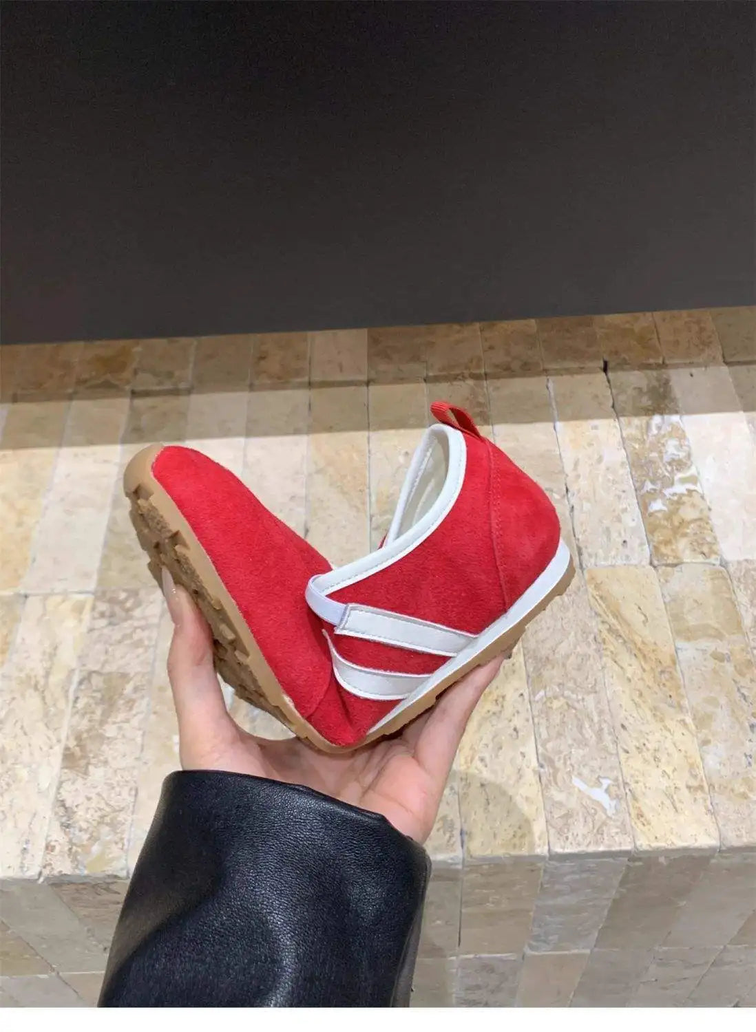 Flat Bottomed Retro Ballet Shoes for Women 2026 New Sports and Casual Shallow Mouth Vulcanized Shoes
