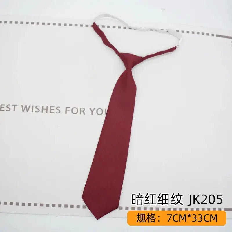 Trendy JK Ties Bowtie Women College Student Collar Neckwear Daily Shirt Accessories Cotton Plaid Bowknot Lolita Girls Lazy-tie BAZAARHUBO