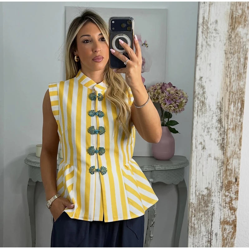 Lace Spliced Square Neck Spaghetti Strap Blouse Loose Fit Cropped 2026 Summer Women Chiffon Top Causal Delicate Lady Blusa