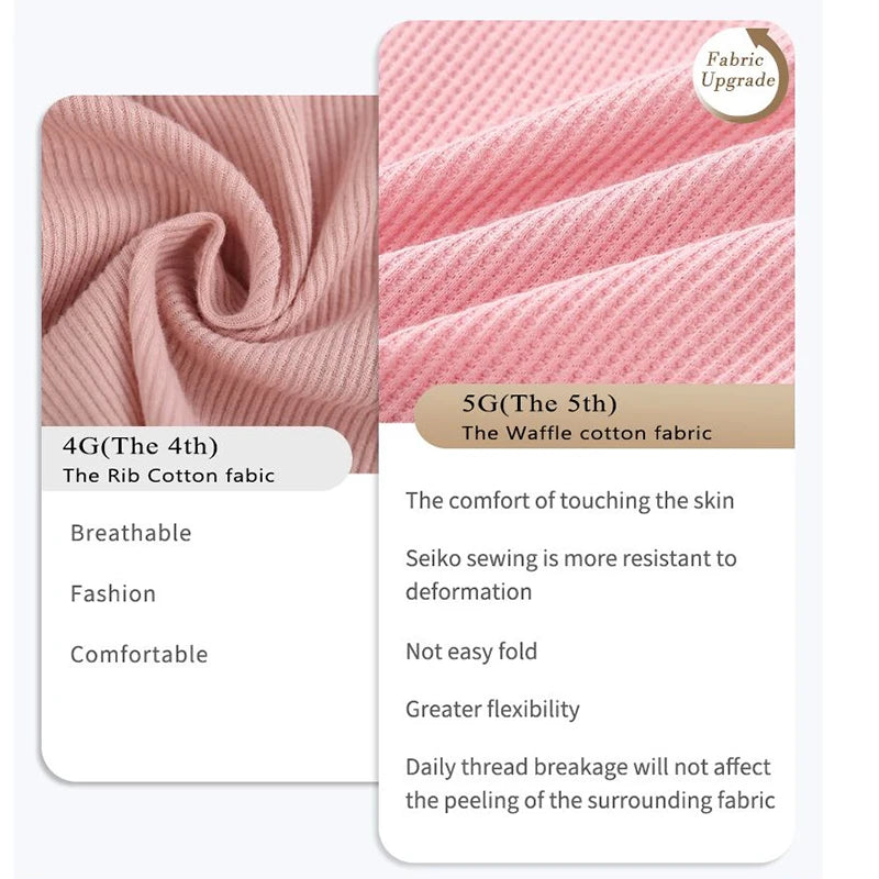 10PCS/Set Women Waffle Cotton Thongs Panties Female Breathable G-String Underwear Ladies Sexy V Waist Bikini Girls Soft Lingerie