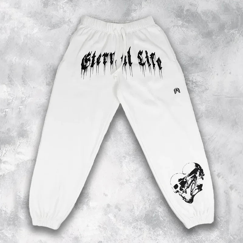 2024 European and American Men's New Year Wear Sports Pants Casual Sports Training Pants Men's Gym Pants