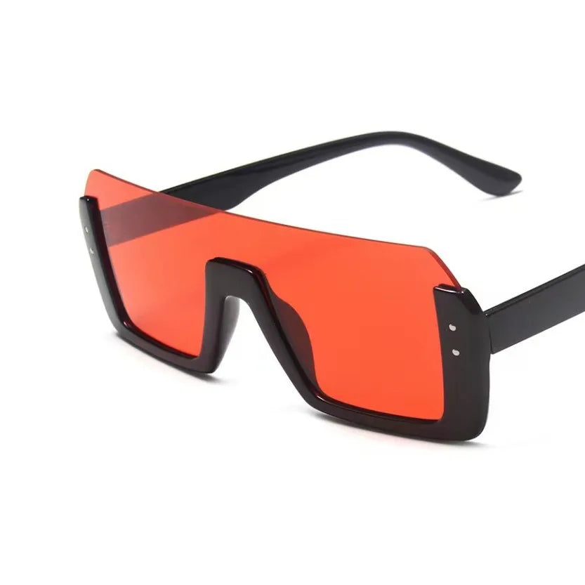 Vintage Sunglasses Women Men Half Frame Square Sun Glasses Female Retro Sunglasses ﻿for Male Eyewear Eye Glasses Sunglasses BAZAARHUBO