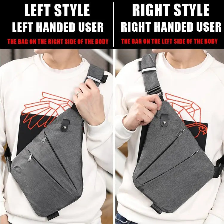 New Multifunction Chest Bags Anti Theft Single Crossobdy Bags for Men Waterproof Male Cross Body Messenger Bag Fanny Pack Sac