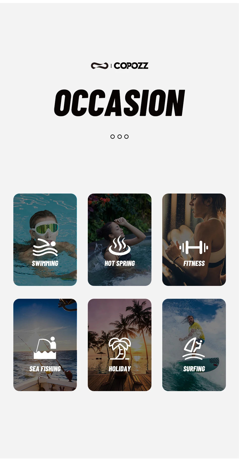 COPOZZ Summer Men's Beach Swimming Trunks Drawstring Elastic Waist Swimsuit Shorts Plus Size Quick Drying Swimwear Shorts Board