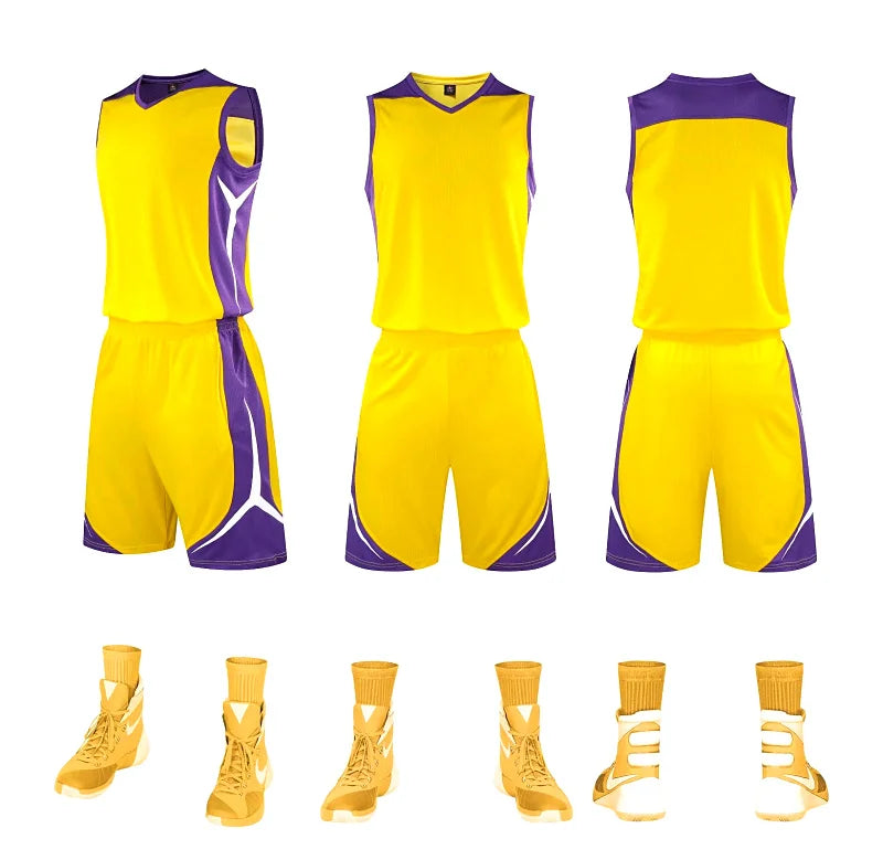 Sportswear Basketball Jersey Set Blank custom Men Women High quality Basketball Uniforms Sports Clothes College Basketball Jerse
