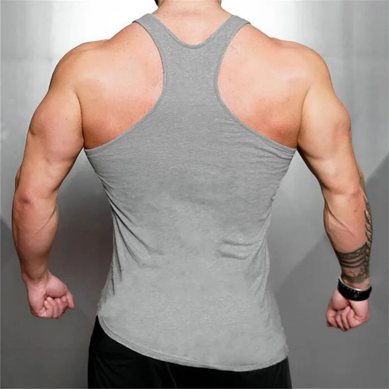 Mens Fitness Fashion Irregular Hem Vests Cotton Breathable Gym Bodybuilding Tank Tops Workout Muscle Casual Sleeveless Shirts