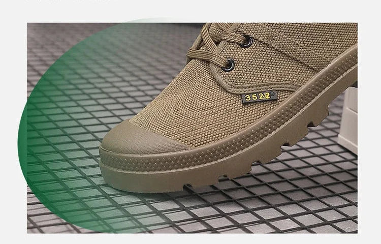 Male Shoes Hiking Outdoor Rubber Men's Boots Lace Up Original Deals Vintage In Promotion Y2k Offers Trendy 2025 Footwear New