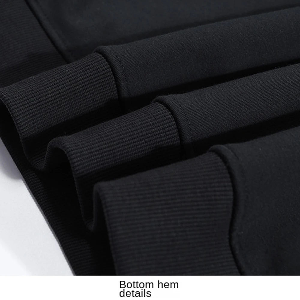 Men Tracksuit Sets Lambswool Thicken Warm Jacket Long Pants Zipper Sweatshirt Coat Trousers Outdoor Casual Fleece Sportswear