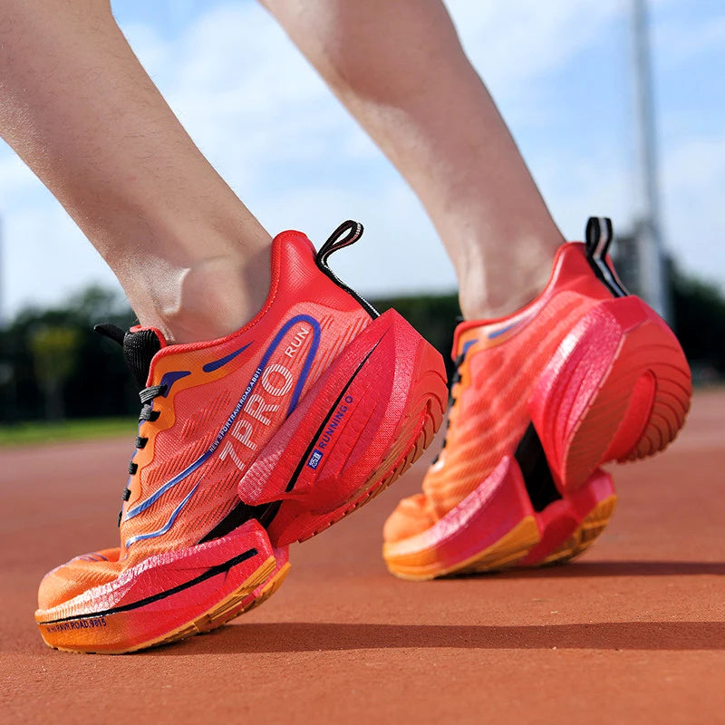 New Men's Running Shoes Non-slip Cushioning Racing Carbon Plate Sneakers Light Tennis Cross Training Shoes Trail Running Shoes
