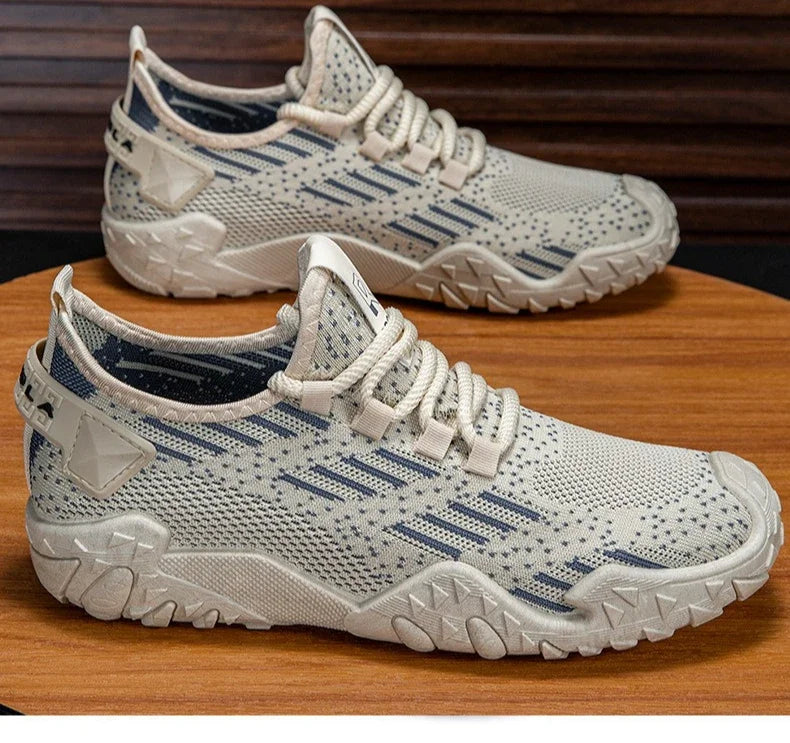 2026 New Men Shoes Breathable Non-slip Hollow Out Outdoor Running Shoes Trendy Sports Casual Sneakers