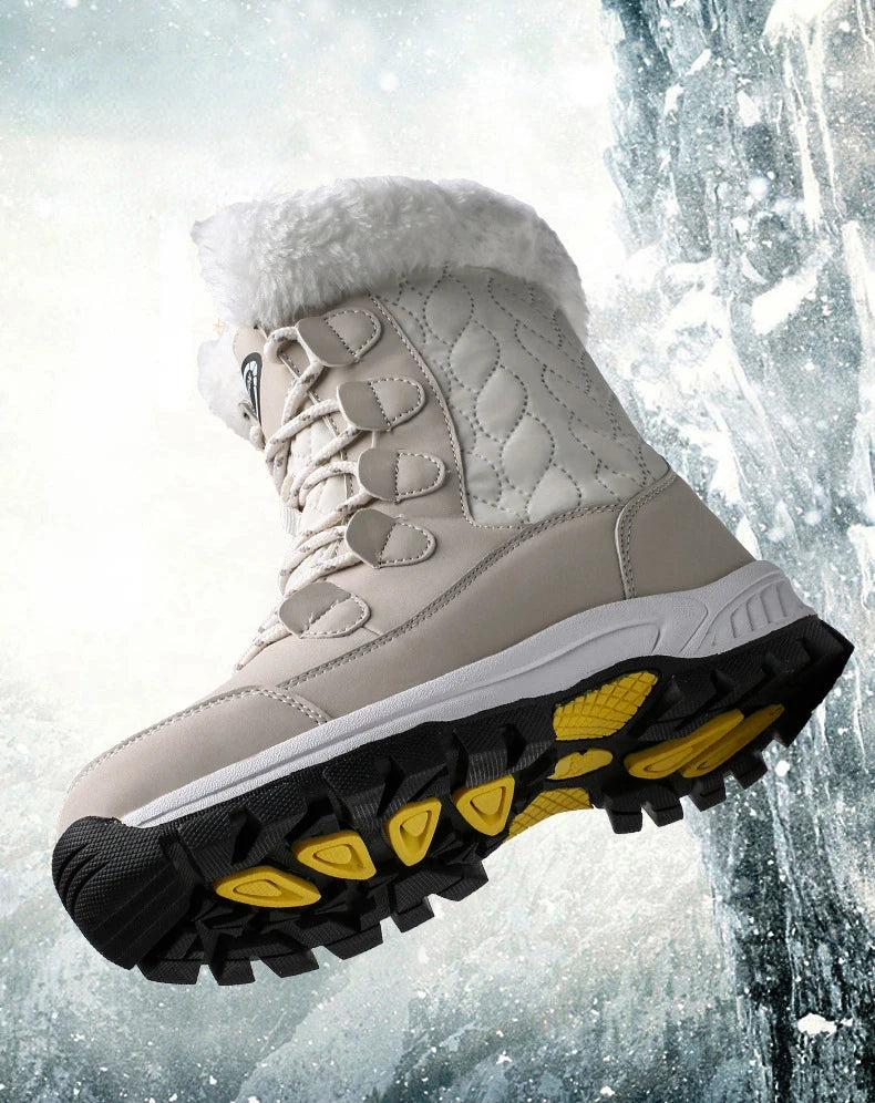 Winter New Women's Boots Plush Warm Women's Snow Boots Outdoor Non-slip Sneakers High Quality Waterproof Women Boots Botas Mujer