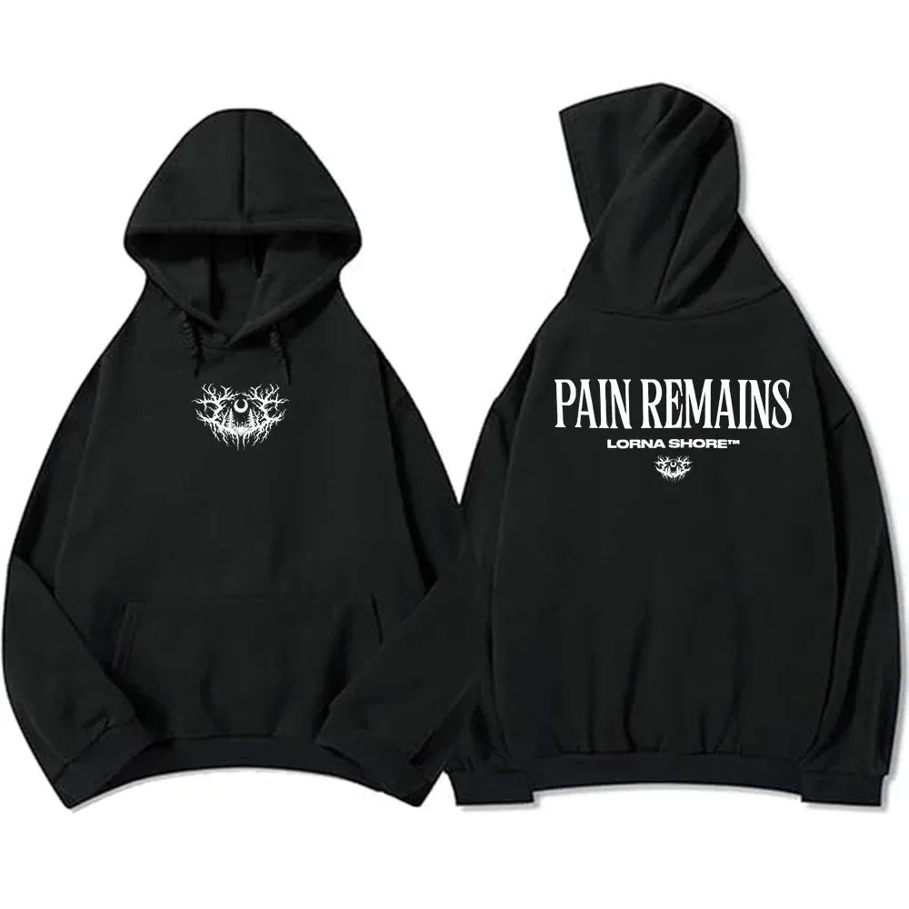 Symphonic Dead Core Band Lorna Shore Album Graphic Print Pullover Men Women Loose Casual Hoodie New Fashion Oversized Sweatshirt