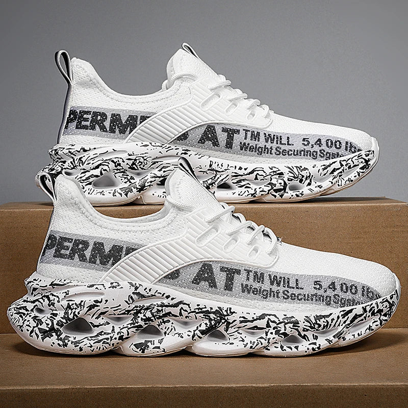 Men’s Sneakers Comfortable Breathable Platform Shoes Man Running Shoes Breathable Comfortable Fashion Walking Sneakers