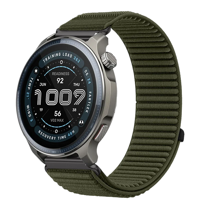 22mm Nylon Band for Amazfit Helio Breathable Lightweight Strap Suitable for Amazfit Balance 2/Bip 6/Cheetah Pro Smartwatch Band