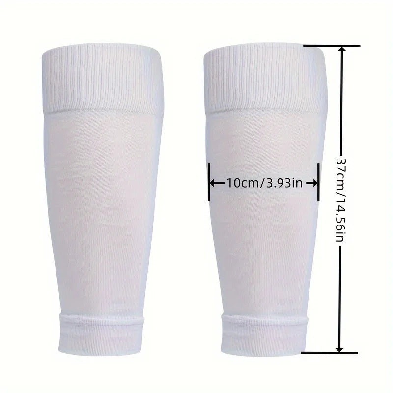2 Pairs Set Anti-Slip Football Socks Men Women Sports Leg Sleeves Set Breathable Fitness Soccer Socks Basketball Sports Socks